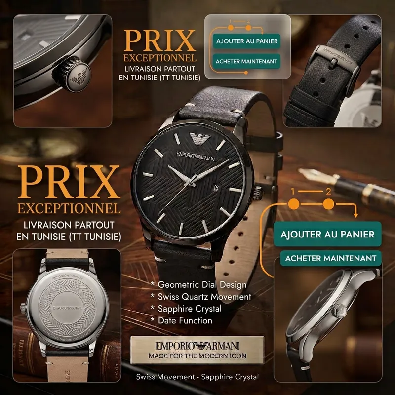 Emporio Armani Men's Watch – Modern Elegance & Luxury Style