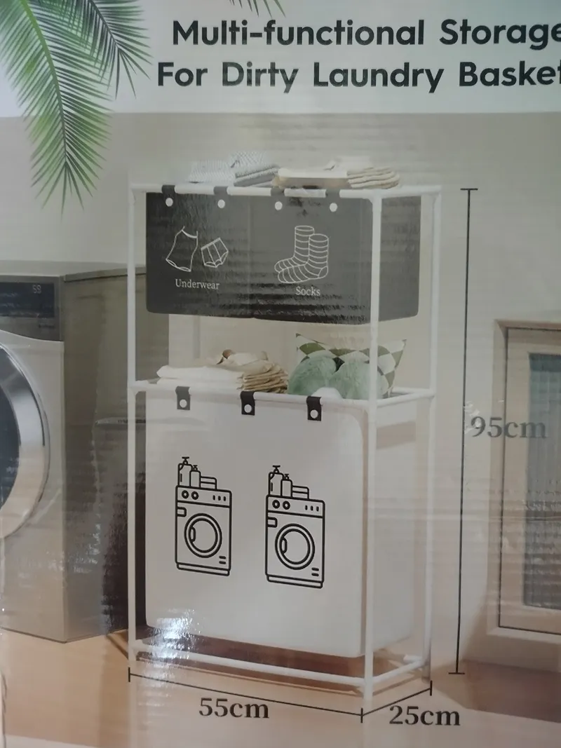 4-Bag Laundry Sorter with Wheels