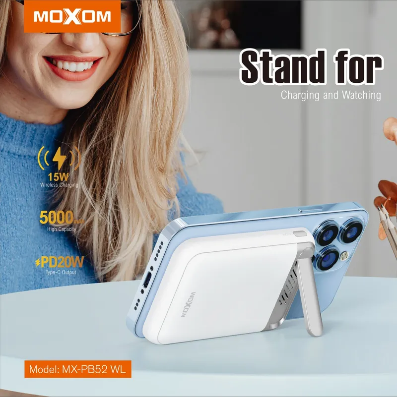 Magnetic Wireless Power Bank 5000 mAh