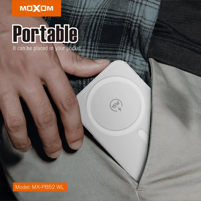 Magnetic Wireless Power Bank 5000 mAh